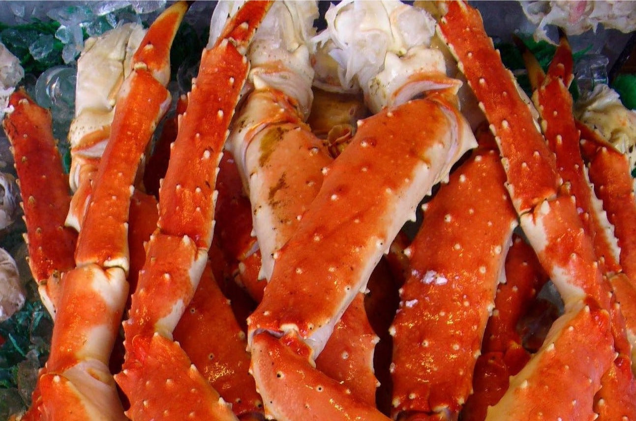 Frozen King Crab Legs & Claws 5 Lbs A Fish Company