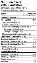 Load image into Gallery viewer, Battered Wild Pacific Cod - Nutrition Facts
