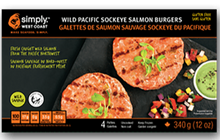 Load image into Gallery viewer, Wild Pacific Sockeye Salmon Burgers - 6/12 Boxes