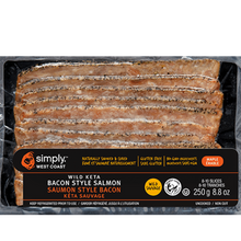 Load image into Gallery viewer, Wild Keta Bacon Style Salmon (8 X 250g Per Box)
